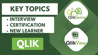 New Learner / Interview or Certification Preparation Topics #qlik #qliksense #qlikview