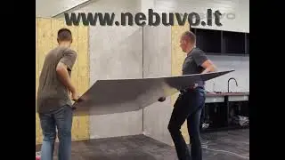 Rocko sieninių plokščių montavimas iš UAB Nebuvo www.nebuvo.lt