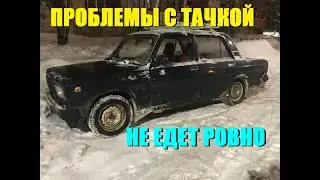 НЕ ЕДЕТ РОВНО ТУРБО ПУШКА ЗИМОЙ
