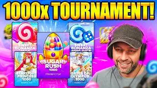 MASSIVE $200,000 TOURNAMENT with EVERY SINGLE 1000x SLOT!! WHO WILL WIN?!