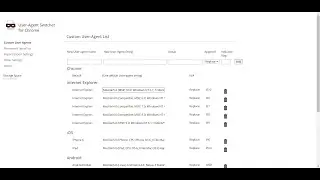 User-Agent Switcher for Chrome
