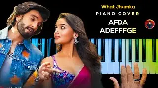 What Jhumka - Rocky Aur Rani Kii Prem Kahaani Song Piano Cover with NOTES | AJ Shangarjan | AJS