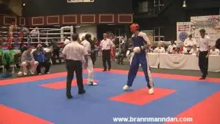 Andreas Angelopolous v Julio Lugo WAKO 2011 -84kg Division