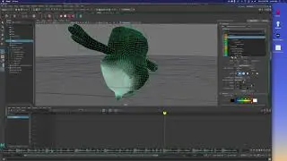 3D Animation - Maya character modelling part 9 - rigged animation cont'd