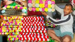 Fix Garden| How Make It Flowers Chain|New Flowers Decoration|Wedding Flowers Decoration|#decoration