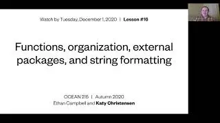 Lesson 16, Part 1: Functions
