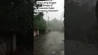 ada yang kangen dengan suasana hujan di kampung halaman??🥺 #hujan #rintiksedu #kampunghalaman