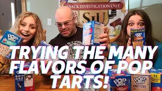 TRYING THE MANY FLAVORS OF POP TARTS: A SNACK INVESTIGATION!! We try all the crazy Pop Tart flavors!