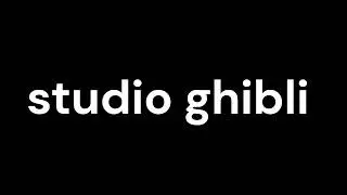 How to Pronounce studio ghibli