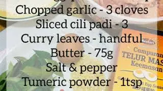 SALTED EGG CHICKEN RECIPE | EASY SALTED EGG CHICKEN RECIPE | RESEPI AYAM TELUR MASIN SENANG