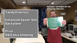 Ordering Info: Tandy Emeritus Backplane and Diagnostic Aids