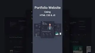 Portfolio website design 