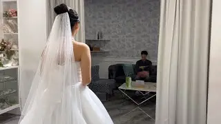 바게트 왕자랑 본식때 입을 드레스 피팅하러가기 👗 몇번이 제일 이쁜가요?