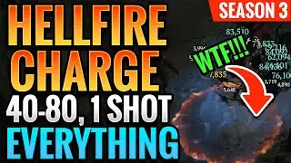 Hellfire Charge Mid Game Season 3 Barbarian Build Guide I Diablo 4