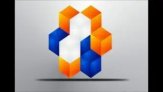 Making 3d cube design in coral draw x6 /// All in one graphics by Jawed Siddiqui