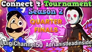 LuigiChannel50 🇺🇸 vs Adrianisdeadinside 🇲🇽 | The Connect 4 Tournament 2x2 | Quarterfinals #2