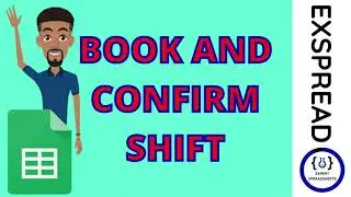 STAFF SHIFT BOOKING! - GOOGLE SHEETS AUTOMATION TOOL TUTORIAL - Apps Script Upon Request