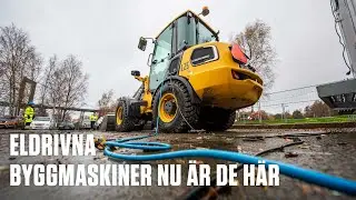 Först i världen: Tunga arbetsfordon drivs med batteri