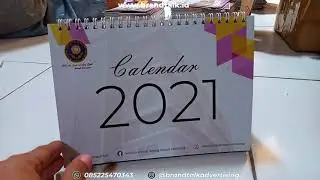 Jasa Cetak Kalender Duduk 2021 || 085225470343 || Brandtalk Advertising