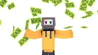 САМАЯ БОГАТАЯ КАРТА В МАЙНКРАФТ #майнкрафт #деньги #minecraft #dollar