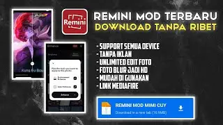 REMINI MOD APK TERBARU 2022 | PW GAMPANG | REMINI MOD TANPA IKLAN