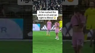 Messi’s bodyguard takes his job VERY seriously 😳 