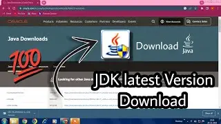 How to download JDK on windows (install and verify) windows 7, 8, 10, 11  