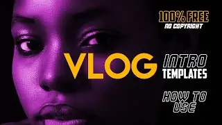 free vlog intro template after effects