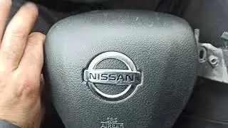 How to remove the airbag on a Nissan Rogue x-Trale.