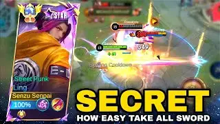 LING FASTHAND SECRET SETTING FOR EASIER TAKE ALL SWORD - Top Global Ling Gameplay Mobile Legends