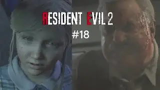 Играбельная Шерри и побег от шефа Айронса:прохождение игры resident evil 2 remake за Клэр #18