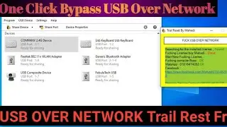 Usb over Network Trial Rest By One Click.  Usb over Network License Bypass Free my Tool.