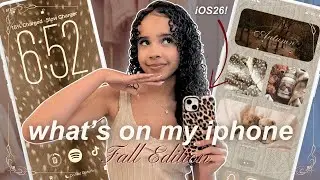 WHAT'S ON MY iPHONE fall 2025 📱 | iOS 26 update + aesthetic apps