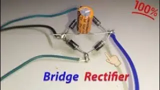 How To Make Bridge Rectifier At Home || AC To Dc Current.