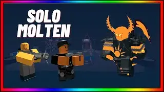 Solo Molten with Shotgunner and Accel | Tower Defense Simulator | Roblox