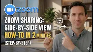 How to View Shared Screen in Side by Side Mode in Zoom 2 Minutes
