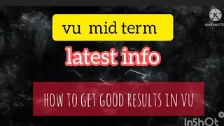 vu mid term 2022|latest mid term all subjects paper in 