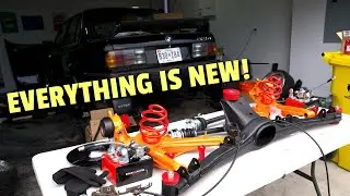 E30 Rebuild Part 6: Brand New Rear End, Suspension, Brakes, and Hardware!