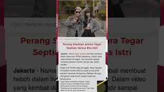prang sindiran antara Tegar Septian  versus istri