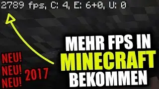 MEHR FPS in MINECRAFT ★ 2700 FPS BOOST ★ NEU! 2019