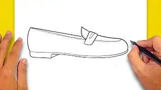 How to draw Womens Loafer Shoes