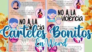 💻 Cómo hacer CARTELES en Word  ✨