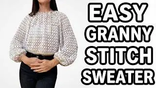 Crochet Tutorial for Granny Tie Sweater