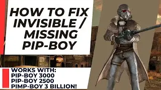 How to fix missing / invisible Pip-Boy bug in Fallout New Vegas. Listen to Enclave Radio:)
