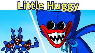 FNF Playtime but it's Little Huggy Wuggy vs BF [FNF Mod/HARD] - Friday Night Funkin'