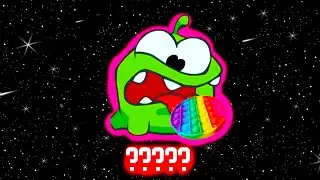 Om Nom Eating Pop It & Disgusting Sound Variations in 26 Seconds