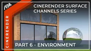 CineRender Surface Settings Series Part 6 Environment Channel in ARCHICAD