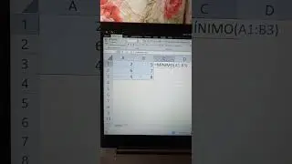 Como encontrar a célula com menor valor no Excel. Como encontrar a célula com o menor número.