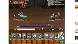 Ninja Saga Pvp: Cefiro of Moro vs Electro GM
