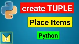How to Create a Tuple in Python and Place Items or Elements inside it